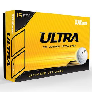 Wilson Ultra Ultimate Distance Golf Balls - Pack of 15