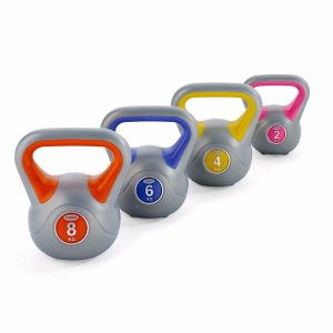 York 2, 4, 6 and 8kg Vinyl Kettlebell Weight Set