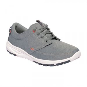 Women's Marine II Casual Trainers Grey Marl Neon Peach