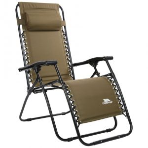 GLENTILT PADDED RECLINING SUN LOUNGER CHAIR