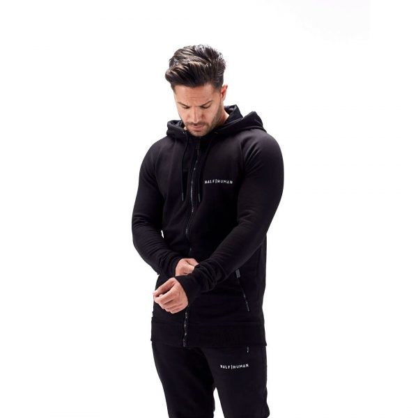 half_human_mens_zip_hoodie_half_human_mens_zi …