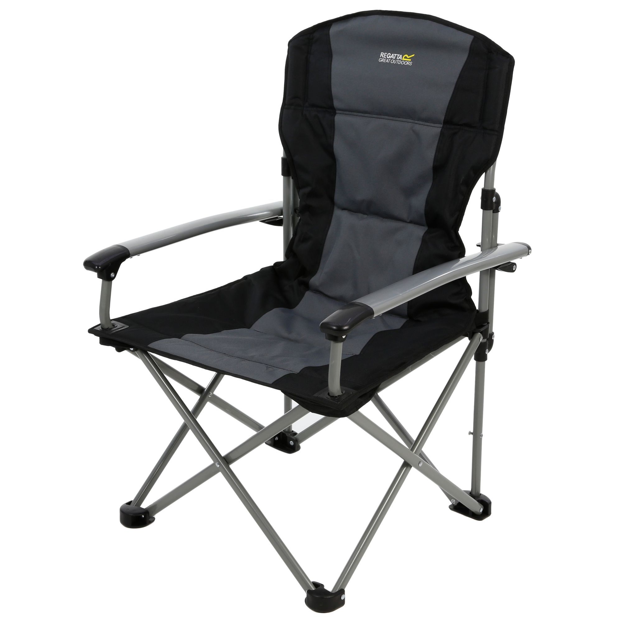 Forza Reinforced Folding Chair Black Seal Grey