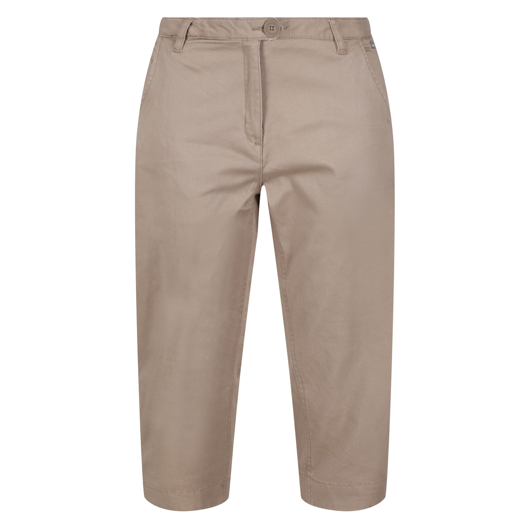 Women's Maleena II Casual Capri Trousers Nutmeg Cream sportsgear2go.co.uk