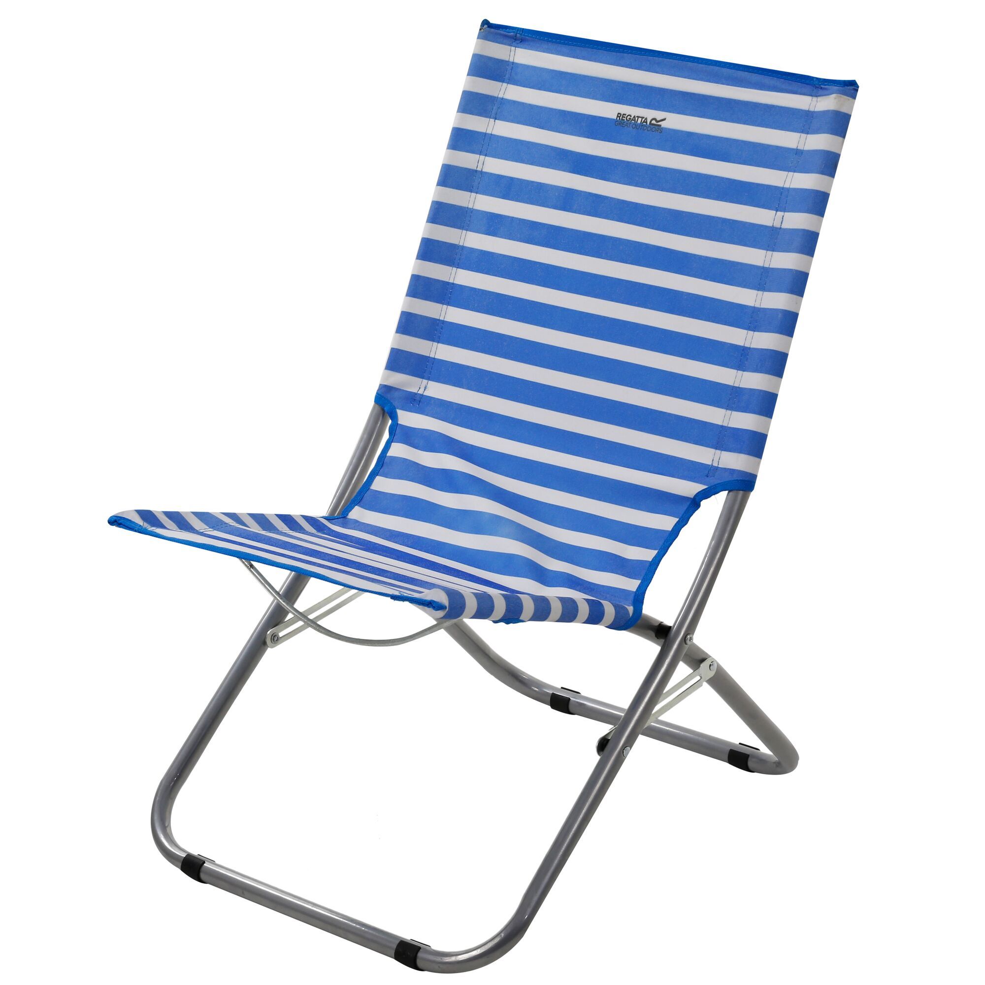 Kruza Beach Lounger French Blue White