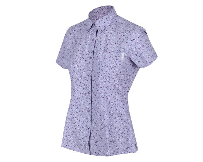 Women's Mindano V Short Sleeved Shirt Lilac Bloom Petal