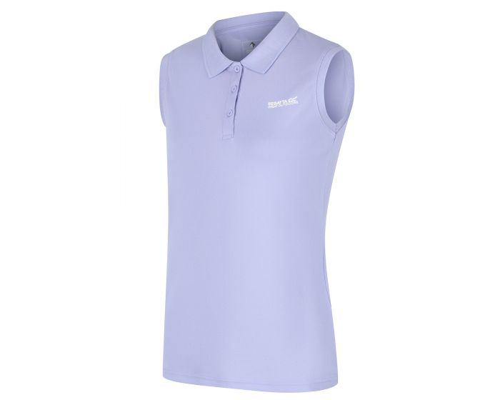 Women's Tima Ribbed Collar Pique Vest Lilac Bloom
