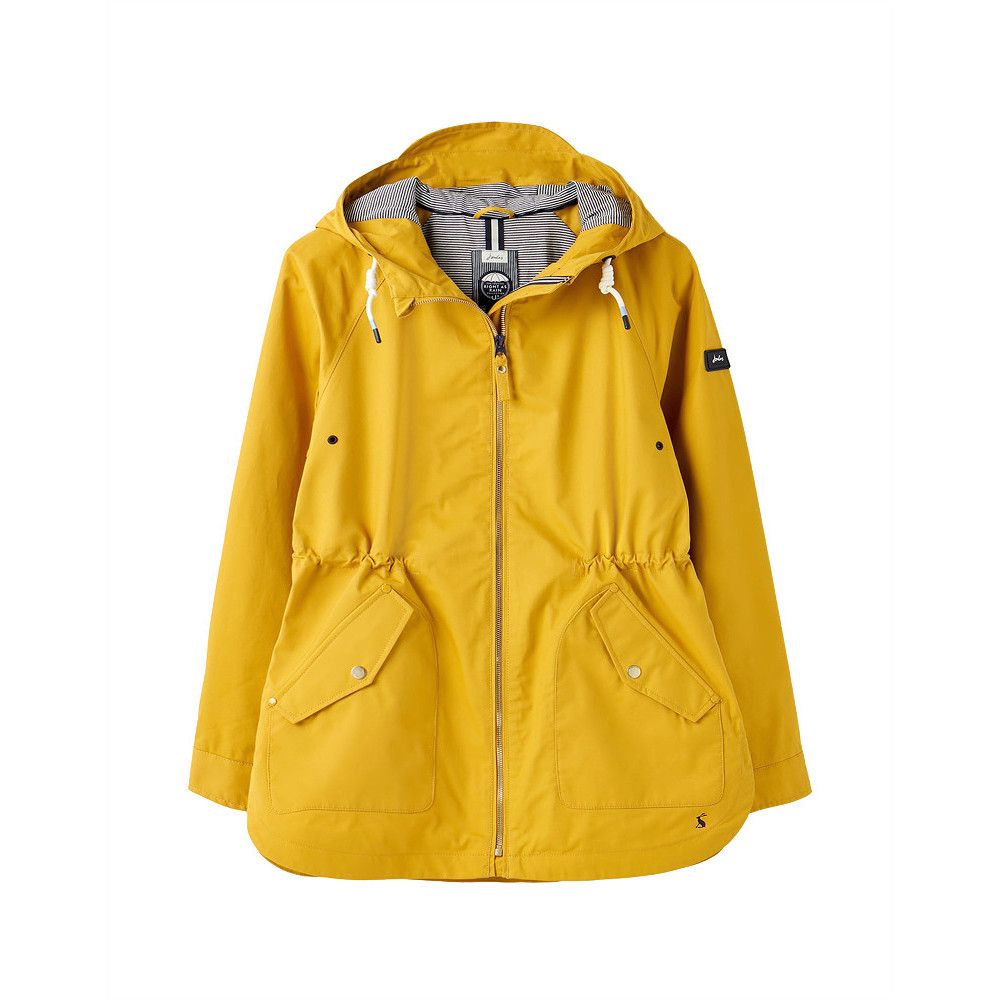 Joules Womens Shoreside Hooded Waterproof Jacket Coat