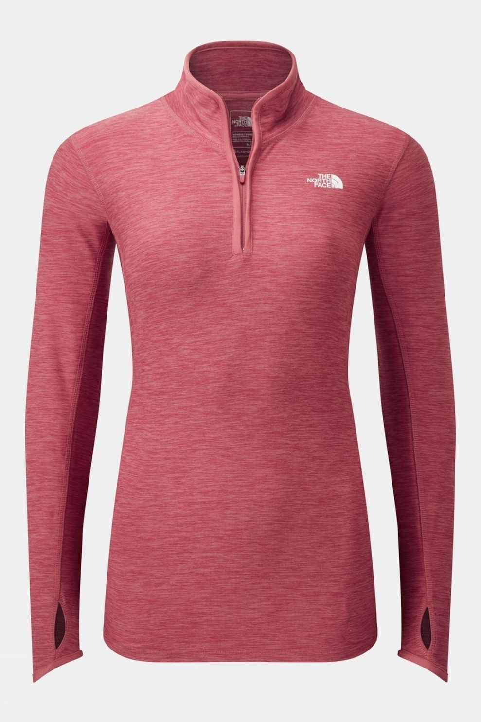 The North Face Womens Motivation Quarter Zip Top The North Face logo