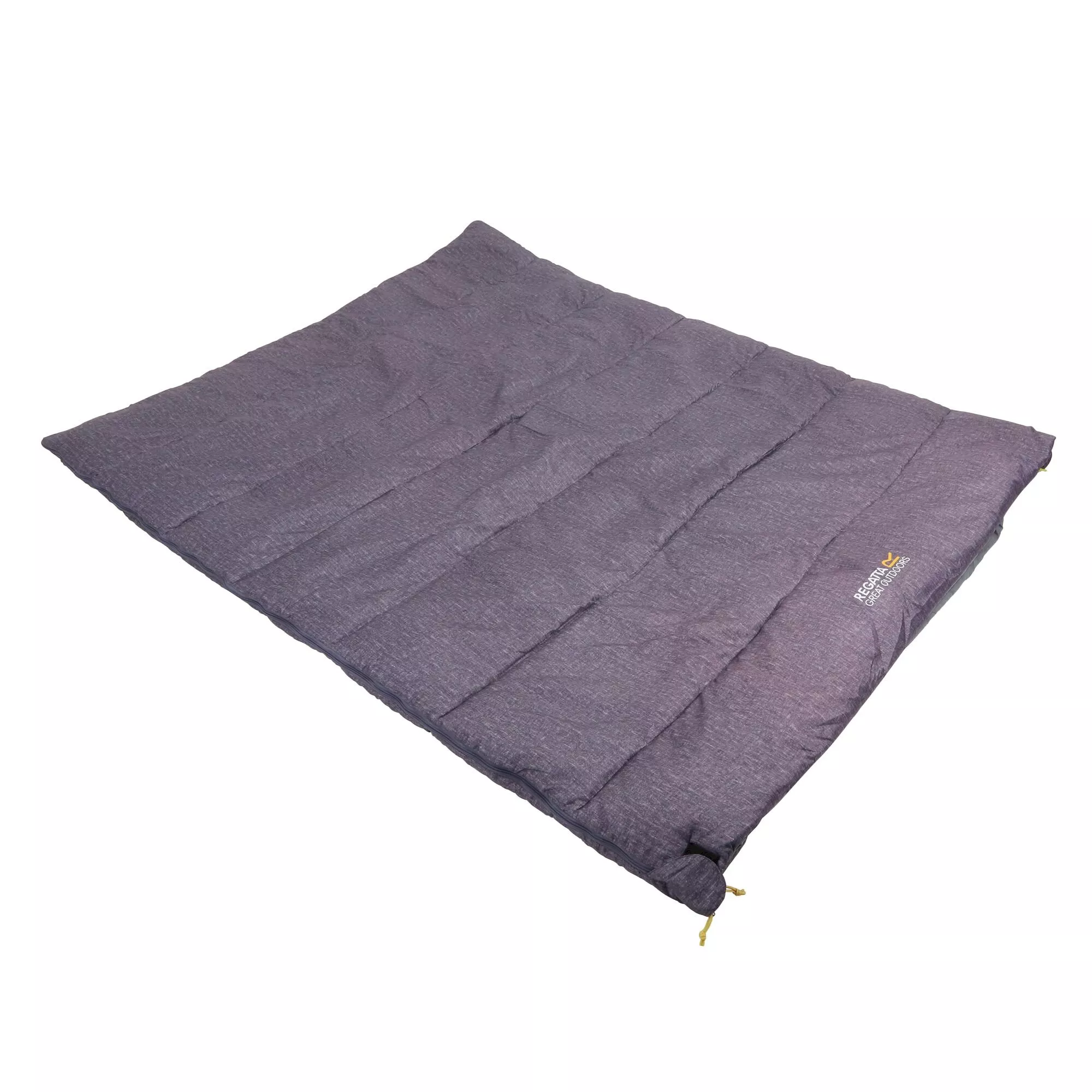 Maui Polyester Lined Double Sleeping Bag - Grey Marl