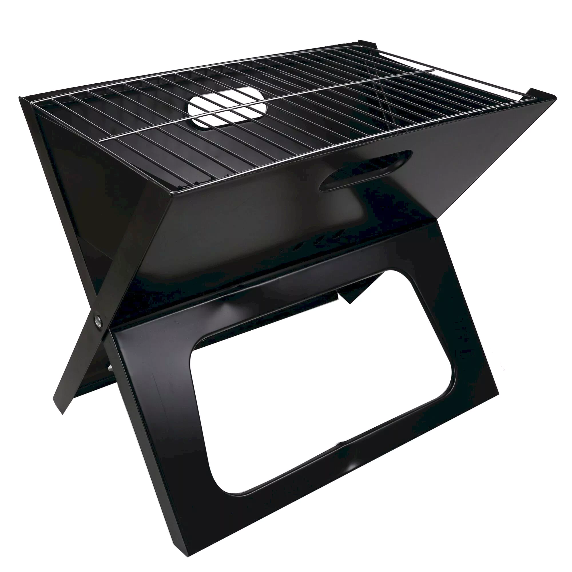 Fold Away BBQ Grill - Black