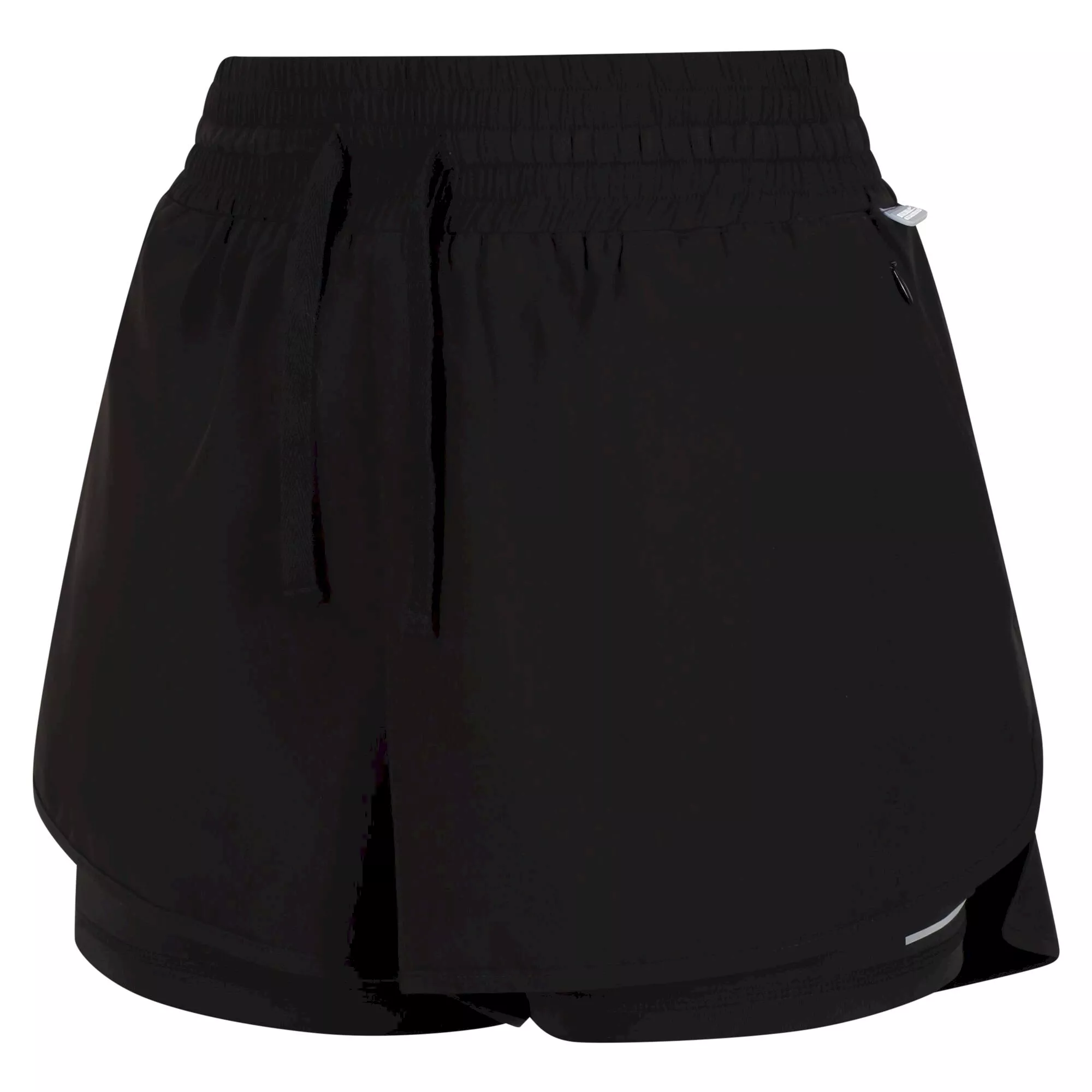 Women's Hilston 2 In 1 Sports Shorts - Black