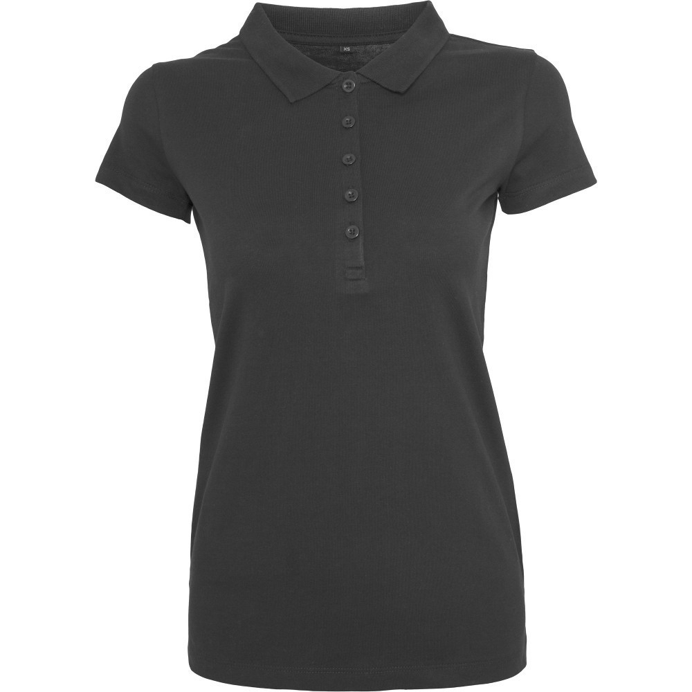 Cotton Addict Womens Cotton Jersey Short Sleeve Polo Shirt