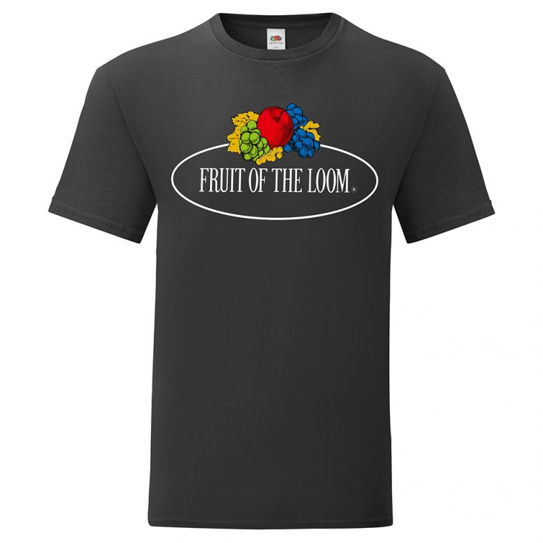Fruit of the Loom Womens Vintage Large Logo Print T Shirt