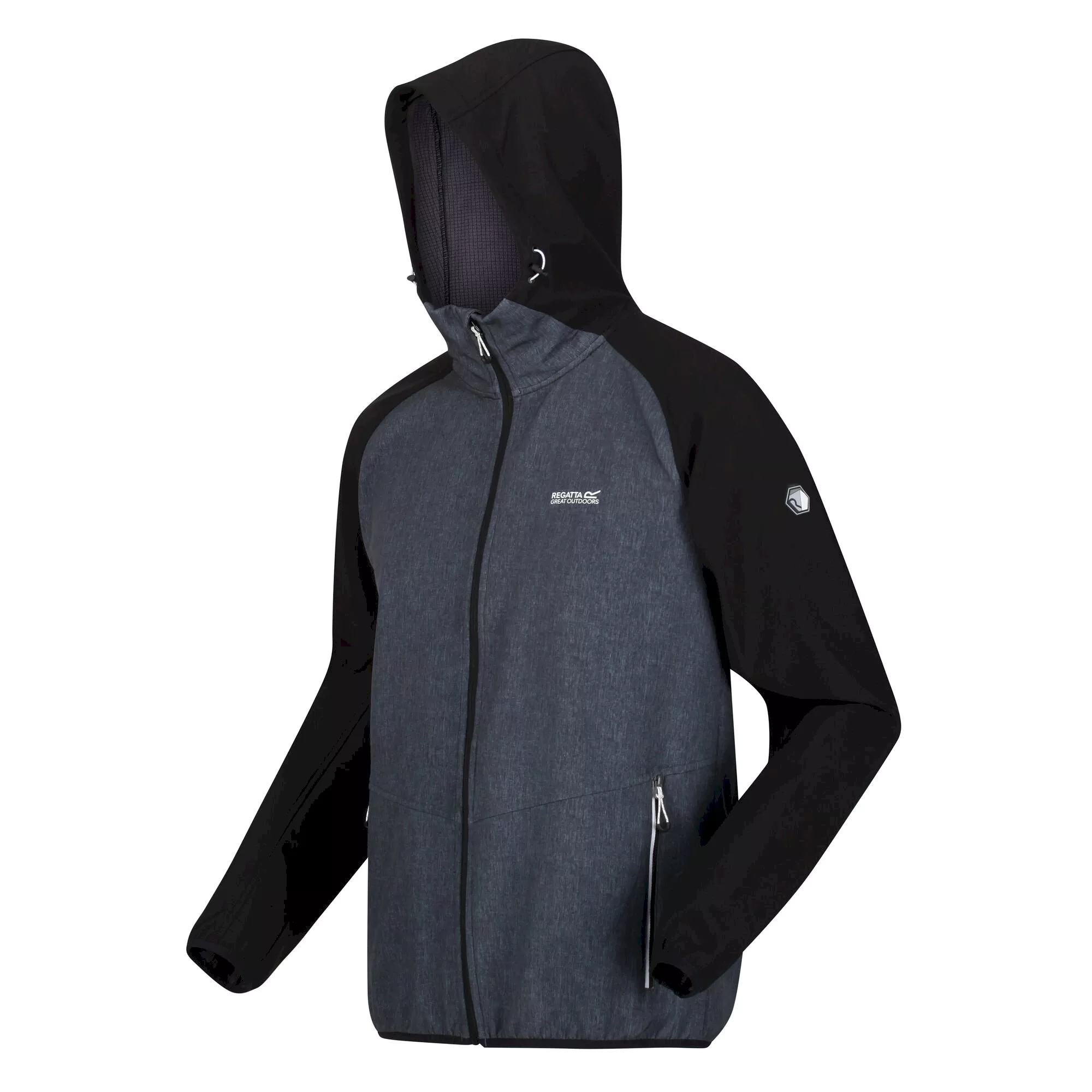 Men's Arec III Softshell Jacket | Ash Marl Black