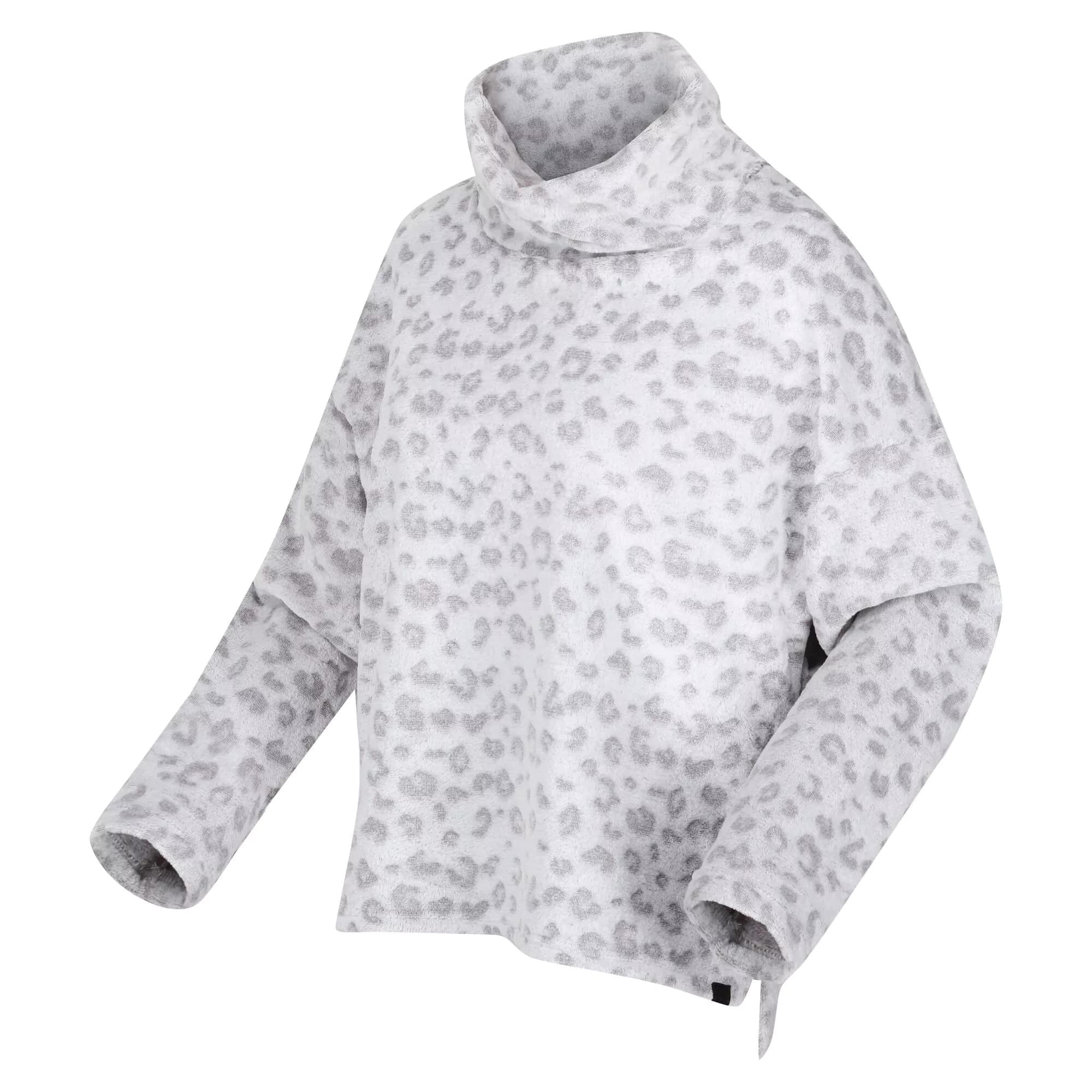 Women's Bekkah Fluffy Jumper | Storm Grey Embossed