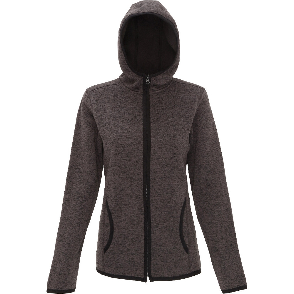 Outdoor Look Womens/Ladies Melange Hooded Fleece Jacket