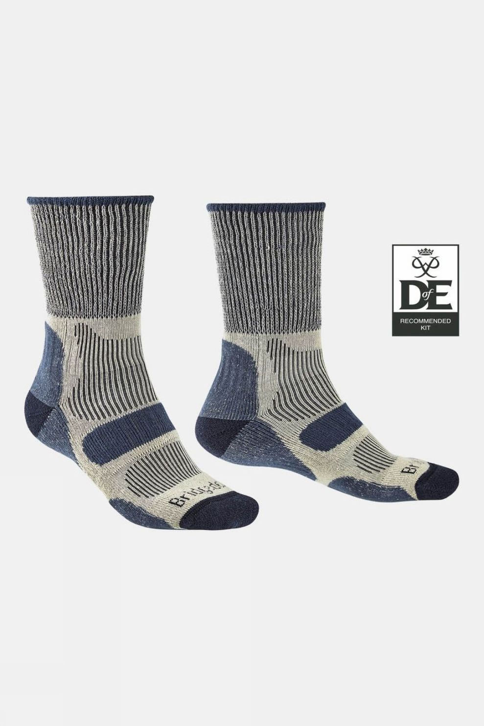 Bridgedale Mens Lightweight Cotton Comfort Socks