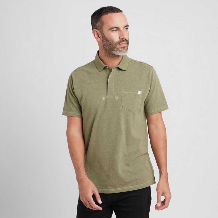 One Earth Men’s Marl Polo Shirt