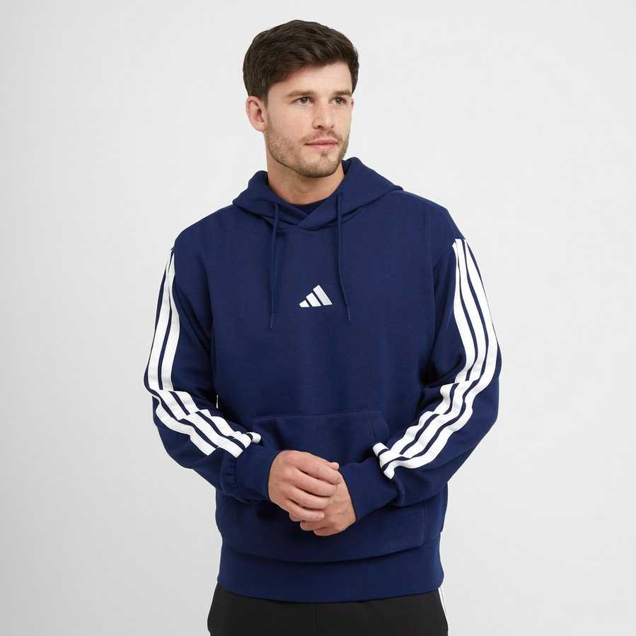 adidas Men’s Essentials 3-Stripes Fleece Sweatshirt