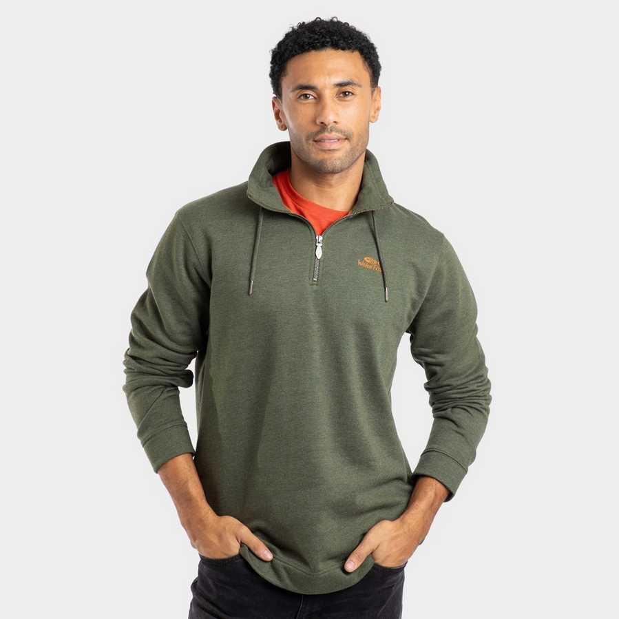 Weird Fish Men's Brampton 1/4 Zip Sweatshirt