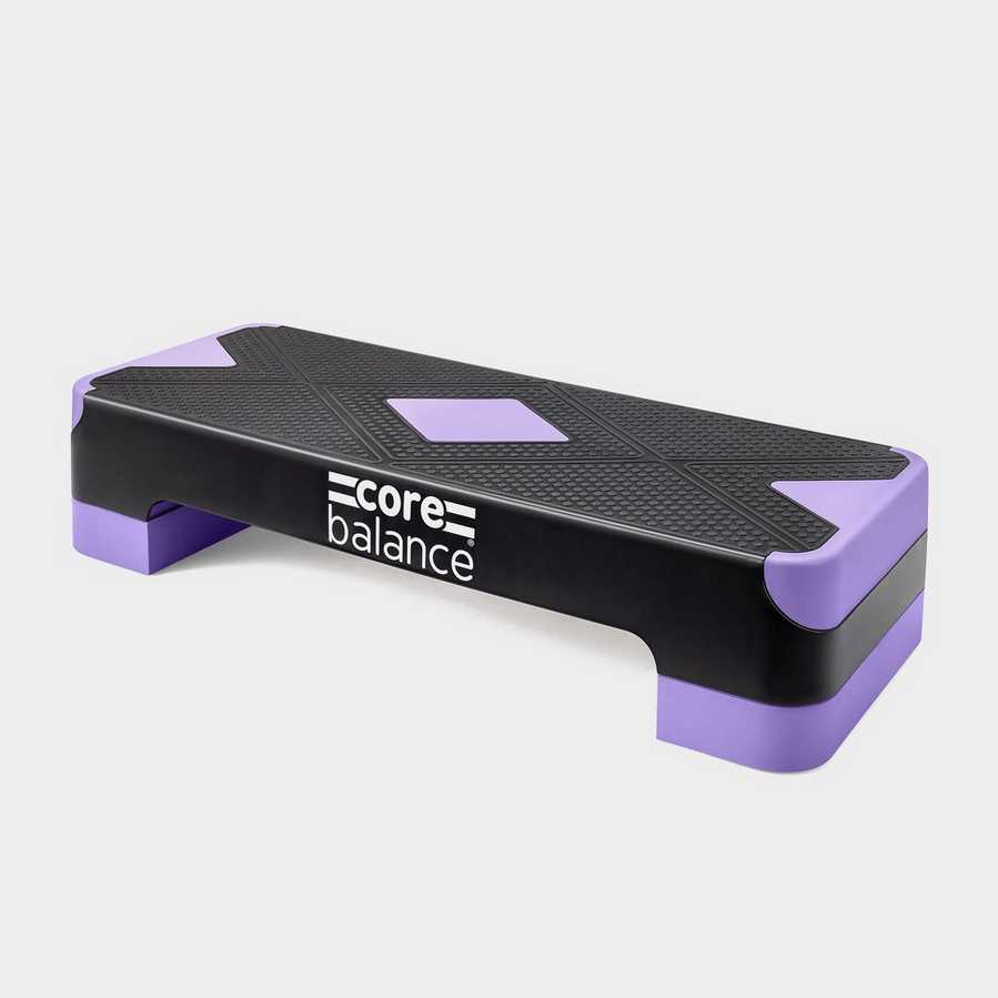 Core Balance Exercise & Fitness Aerobic Adjustable Step Board - 2 Levels
