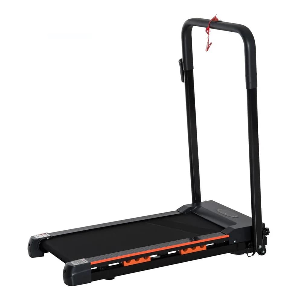 HOMCOM Electric Motorised Treadmill Walking Machine Foldable - 0.5hp | 1 to 6 km/h | Indoor Gym Fitness Exercise with Remote Control