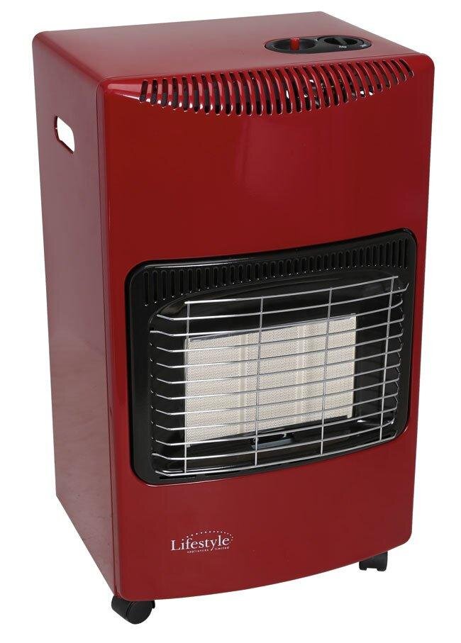 Quest Large Gas Cabinet Heater (Fire Red)