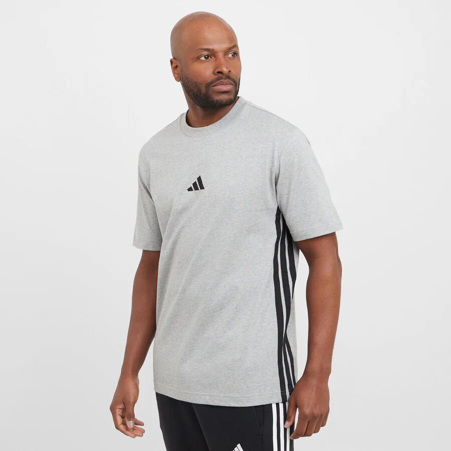 adidas Men’s Essentials 3-Stripes Single Jersey T-Shirt
