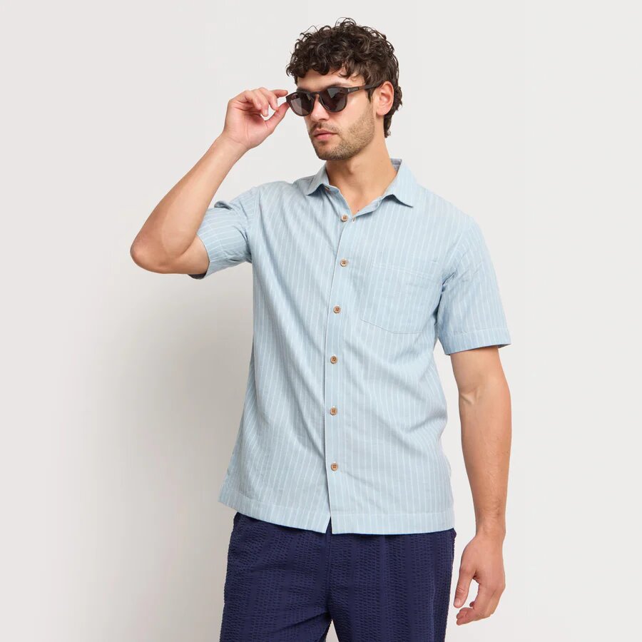 One Earth Men's Helston Short Sleeve Shirt