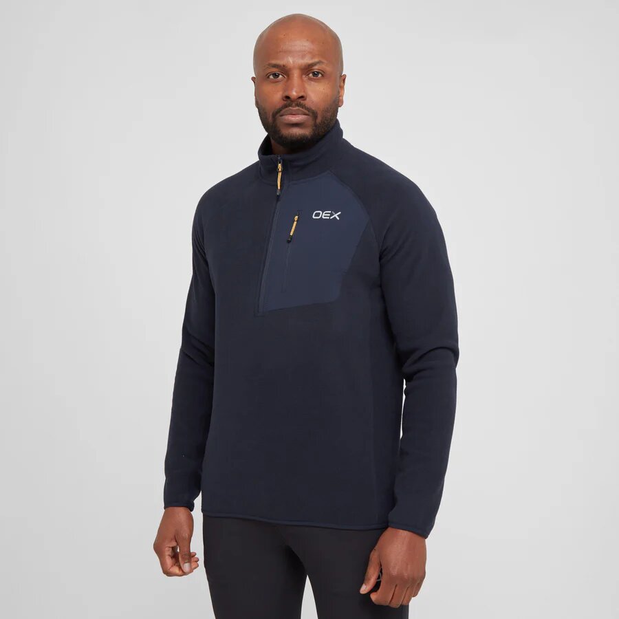 OEX Men's Braewick Half Zip Fleece