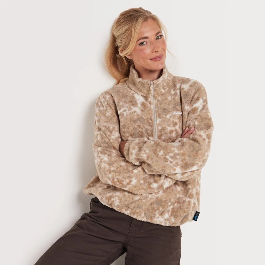 Columbia Women's Timber Meadow™ MTR Printed Fleece Half Zip